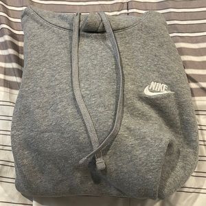 Grey Nike Hoodie Mens